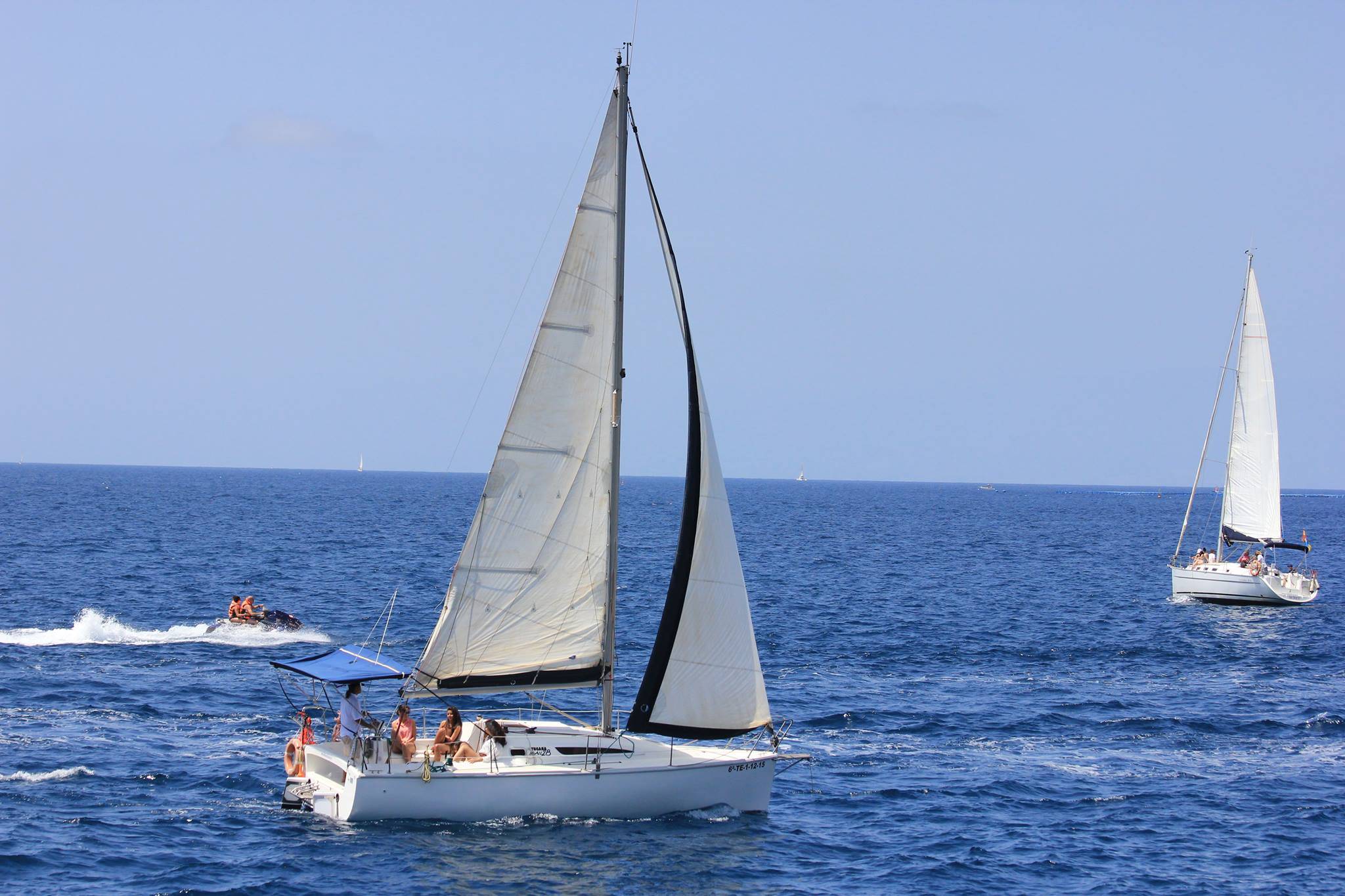 Tenerife Sailing Boat Rental Galatea side