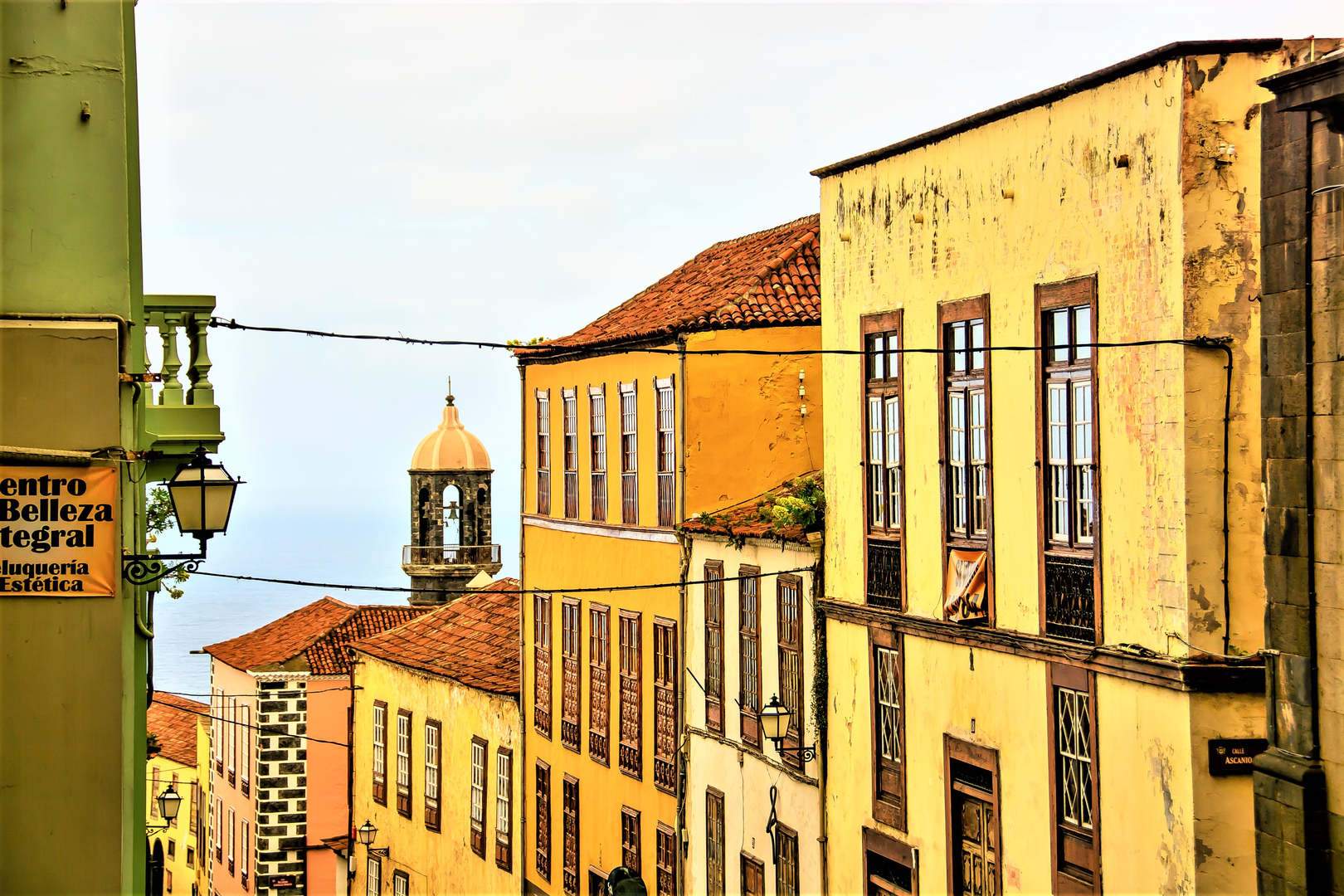 Blumenteppiche zum Fronleichnam auf dem Rathausplatz von La Orotava
