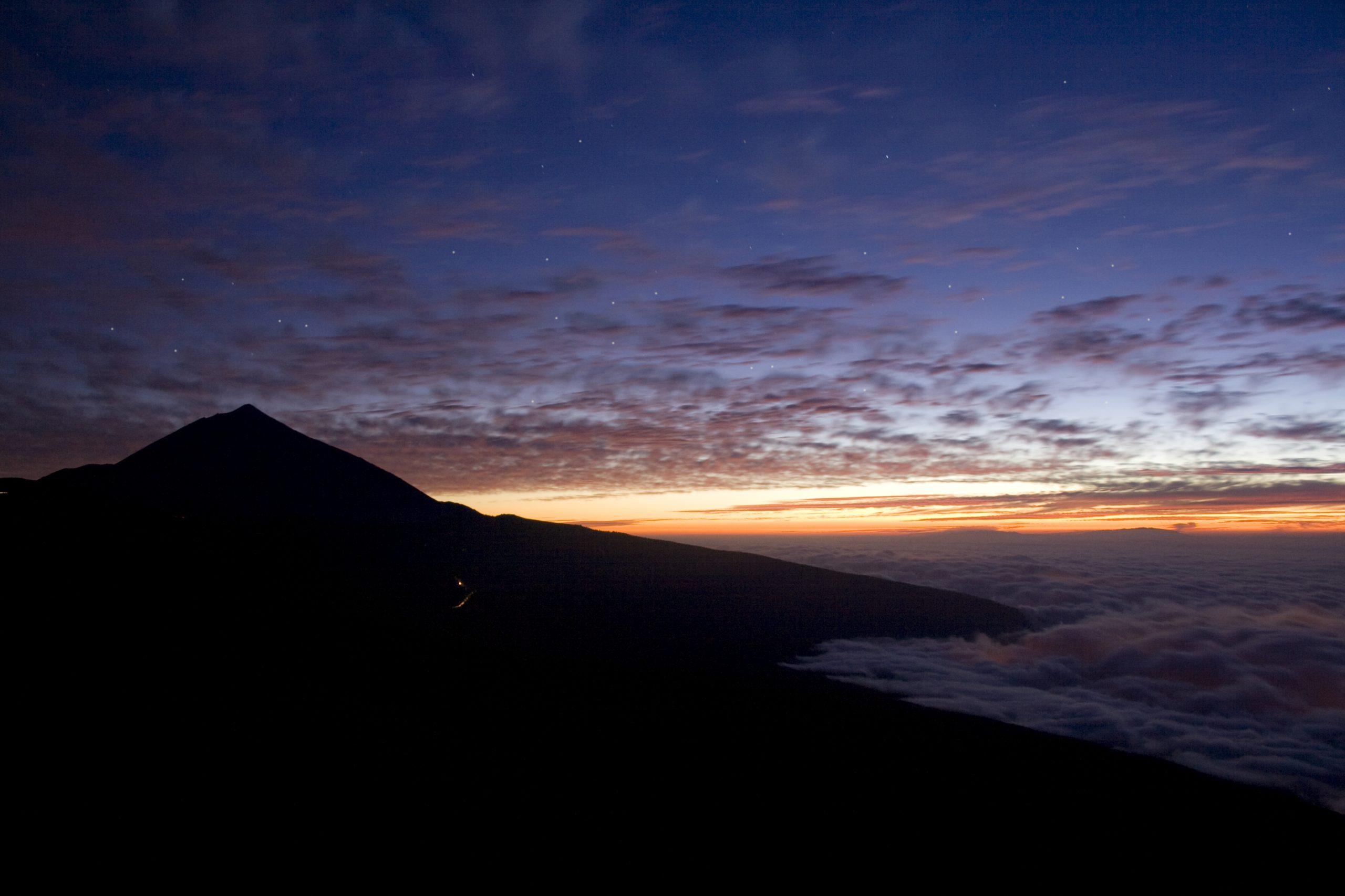 Sonnenuntergang am Teide
