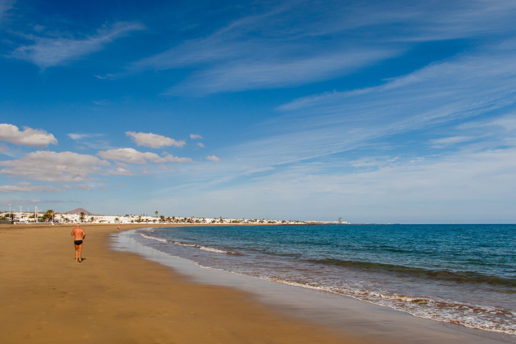 vistas de Playa de Guacimeta lanzarote