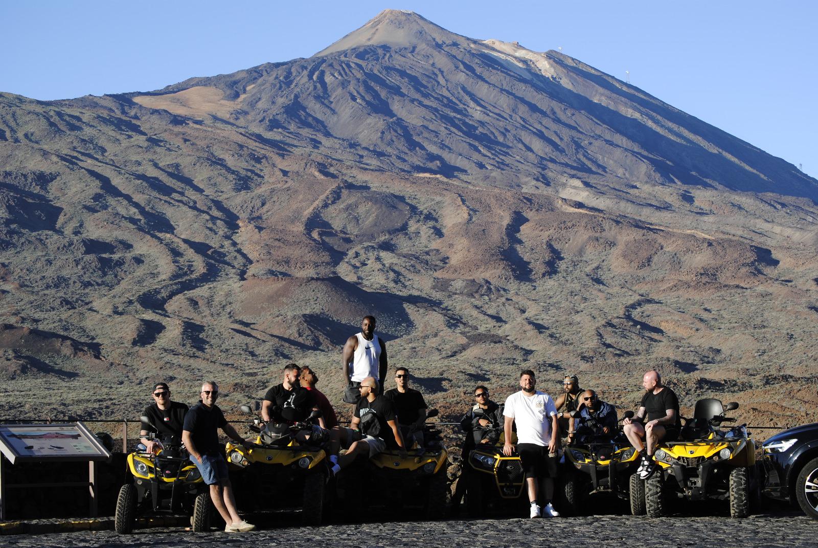 Quad bike safari in Tenerife with mountain views