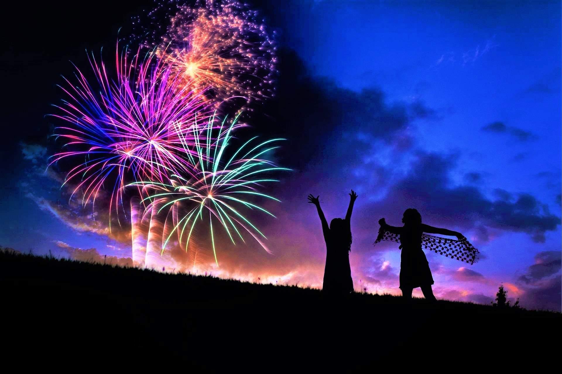 Silvester-Feuerwerk auf Teneriffa