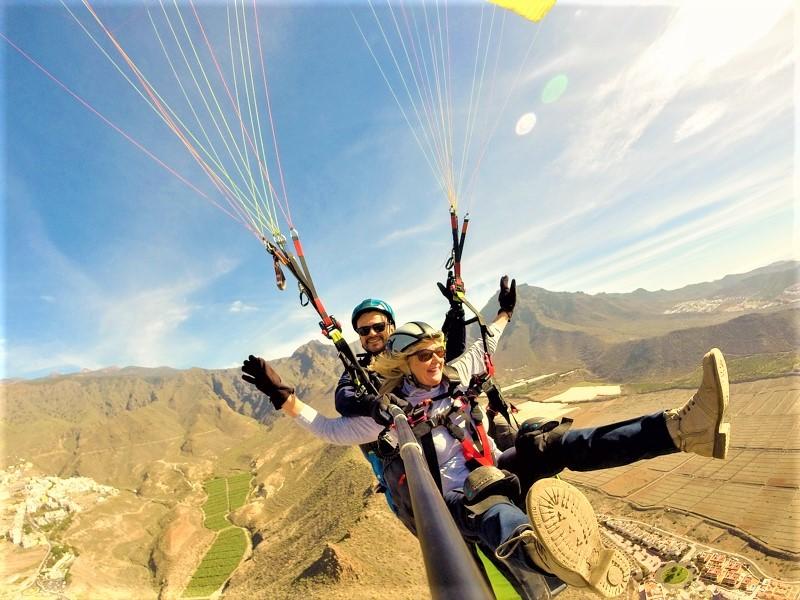 Tandem Paragliding in Tenerife South
